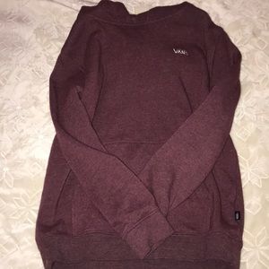 Burgundy vans sweater
